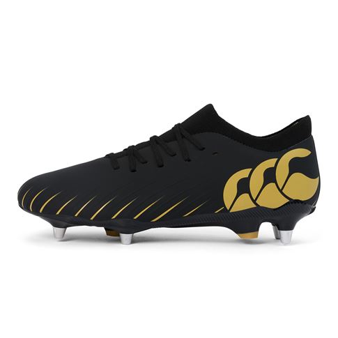Canterbury Adults Speed Falcon Pro Soft Ground Rugby Boots Black - Outstep Canterbury Adults Speed Falcon Pro Soft Ground Rugby Boots Black - Outstep