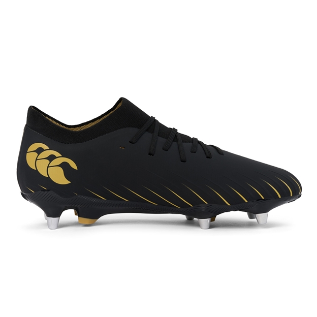 Canterbury Adults Speed Falcon Pro Soft Ground Rugby Boots Black - Instep