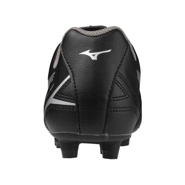 Mizuno Kids Monarcida Neo III Select FG Rugby Boots - Black/Silver - Heel