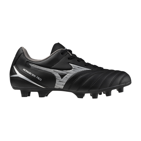 Mizuno Kids Monarcida Neo III Select FG Rugby Boots - Black/Silver - Outstep