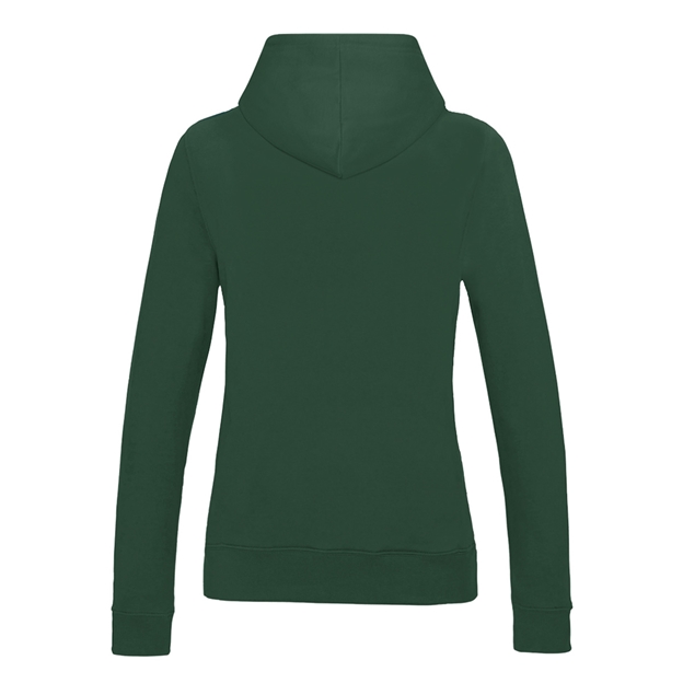 Ireland Womens Classic Hoodie Bottle Green - Back View
