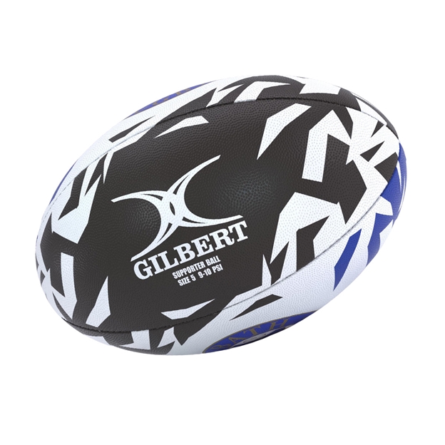 Gilbert Bath Supporters Rugby Ball - Back View