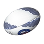 Gilbert Bath Supporters Rugby Ball Size 5 - Back 