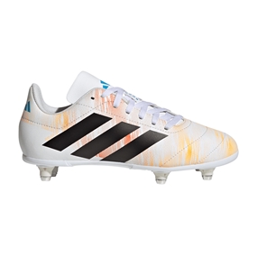 adidas Kids Team Soft Ground Rugby Boots White - Outstep View