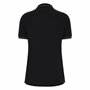 Wales Womens Travel Cotton Polo - Black 2025 - Back 