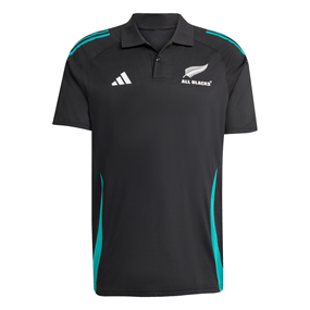 All Blacks Mens Training Polo 25/26 Black - Front