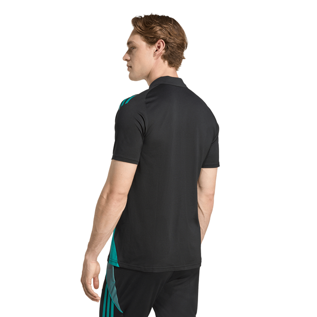 All Blacks Mens Training Polo 25/26 Black - Model Back