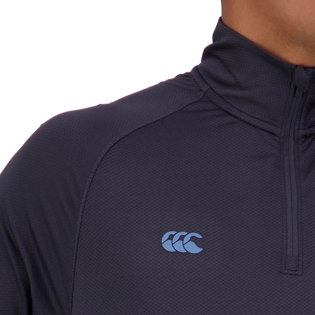 Canterbury Mens Tempo Quarter Zip Training Top - India Ink