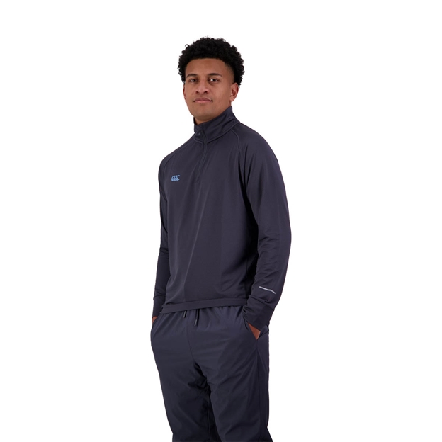 Canterbury Mens Tempo Quarter Zip Training Top - India Ink