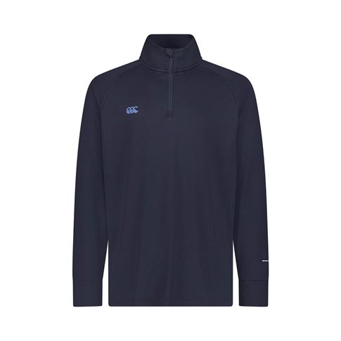 Canterbury Tempo Quarter Zip Training Top India Ink - Front Canterbury Tempo Quarter Zip Training Top India Ink - Front