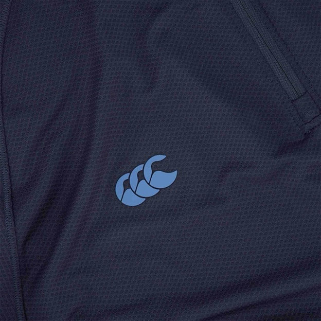 Canterbury Tempo Quarter Zip Training Top India Ink - CCC Logo