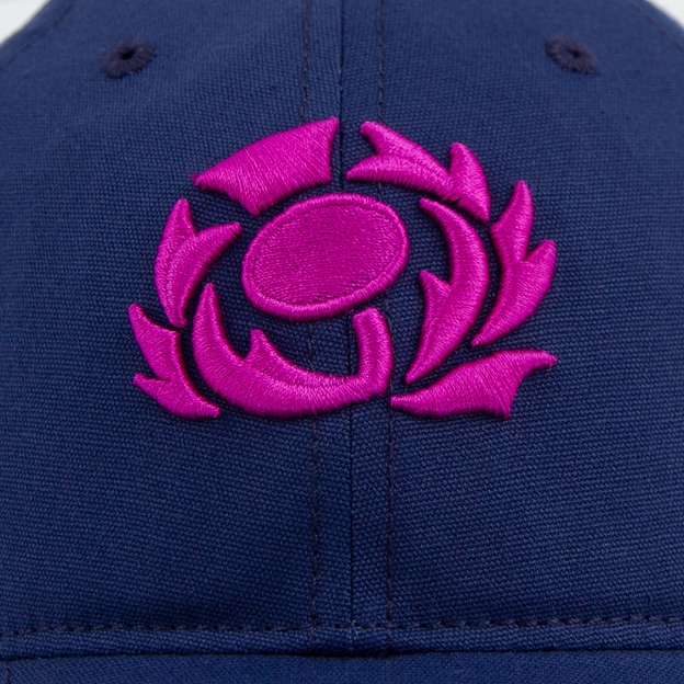 Scotland Adults Dad Baseball Cap 25/26 Navy - Thistle