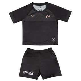 Saracens Infants Home Rugby Kit 26/27 Caviar - Front View