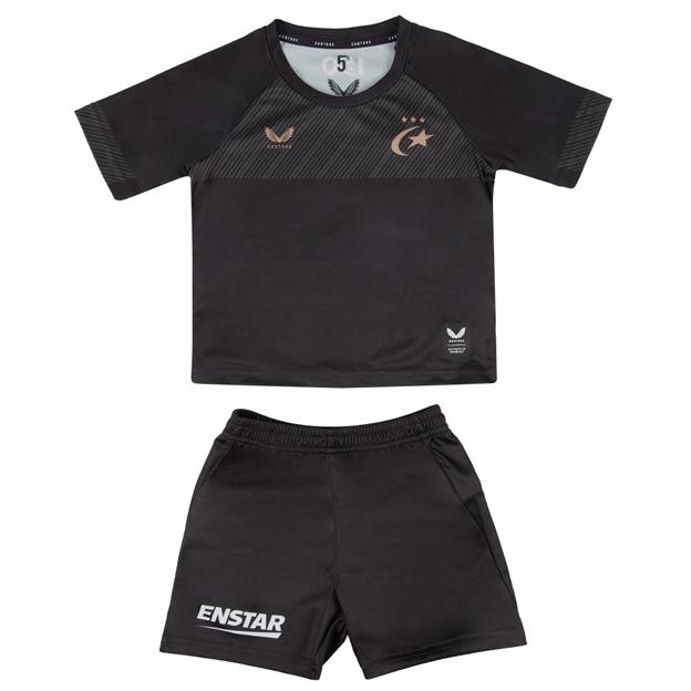 Saracens Infants Home Rugby Kit 26/27 Caviar - Front View