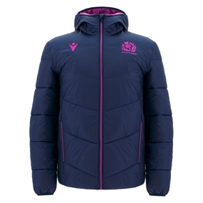 Scotland Mens Bomber Jacket 25/26 Navy/Purple - Front