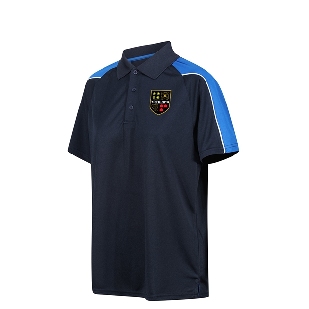 Yate Rugby Club Kids IGen Polo Shirt - Navy/Royal