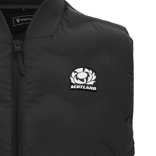 Scotland Mens Athleisure Gilet Black 24/25 - SRU
