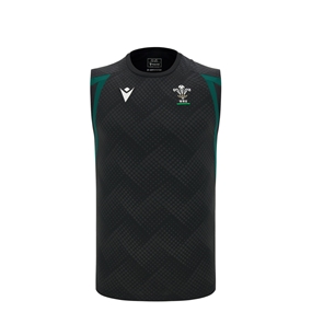 Wales Kids Training Vest 26/27 Black - Front View