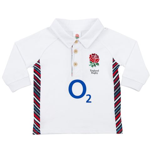 Infants England Home Rugby Shirt 24/25 - Front Infants England Home Rugby Shirt 24/25 - Front