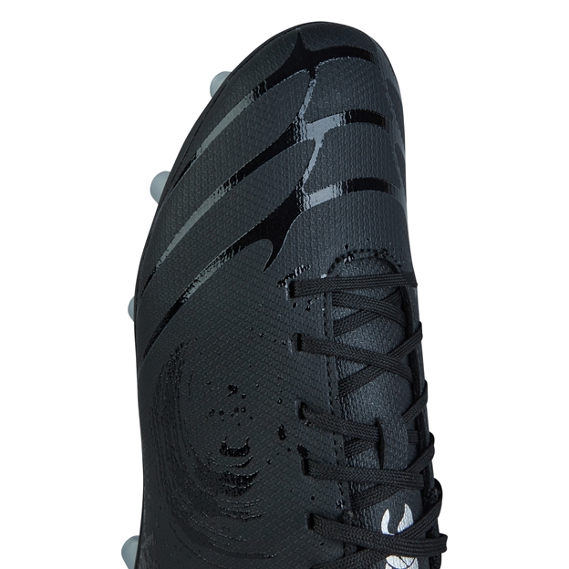 Canterbury Junior Phoenix Genesis Team Firm Ground Rugby Boots - Black