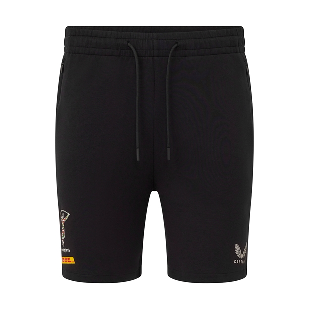 Harlequins Mens Travel Short 25/26 Caviar - Front