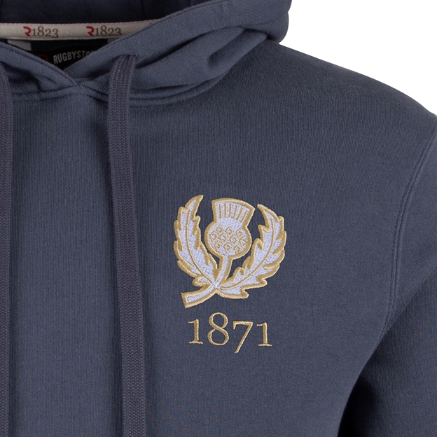 R1823 Scotland 1871 Hoodie - Petrol Blue