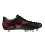 Mizuno Adults Waitangi II CL Rugby Boots Black Red - Instep 