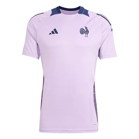 France Mens Performance Tee 25/26 Purple - Front