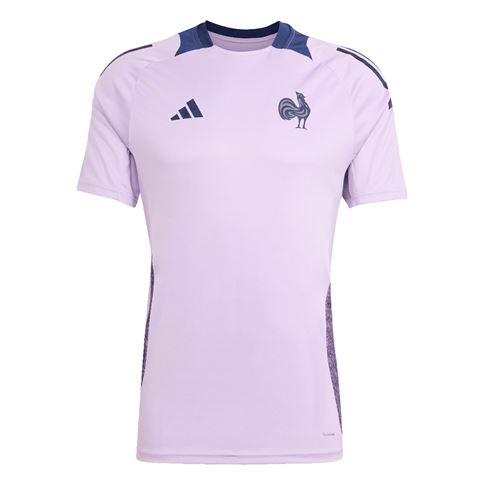 France Mens Performance Tee 25/26 Purple - Front France Mens Performance Tee 25/26 Purple - Front