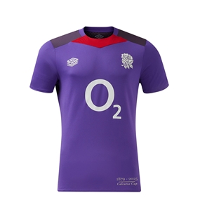 England Kids Calcutta Cup Gym T-Shirt Prism Violet 24/25 - Front