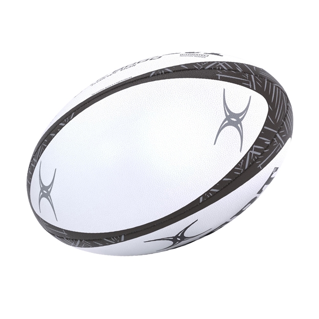 Gilbert G-TR8000 Training Rugby Ball Black - Back View