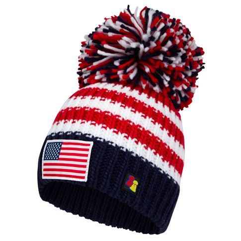 Big Bobble 'The Patriot' Beanie Hat - Front Big Bobble 'The Patriot' Beanie Hat - Front