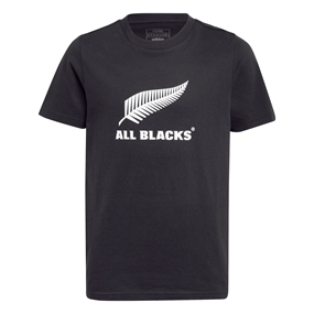 All Blacks Kids Logo Tee 25/26 Black - Front