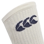 British and Irish Lions Mens Crew Training Socks Cream - Side Badge 