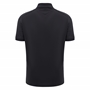 Wales Mens Travel Poly Polo - Black 2025 - Back 