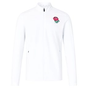 England Mens Anthem Jacket 26/27 Brilliant White - Front View