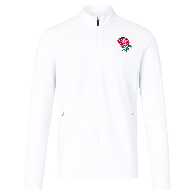England Mens Anthem Jacket 26/27 Brilliant White - Front View
