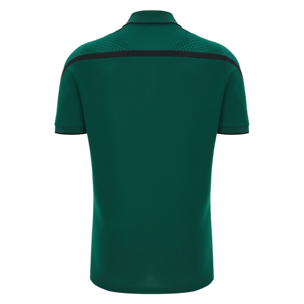 Wales Mens Travel Polo 26/27 Green - Back View