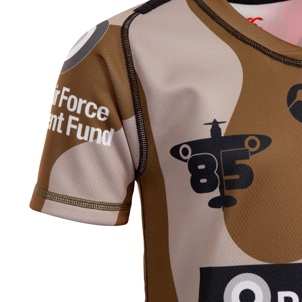 RAF Kids 7's Rugby Shirt Camo - 85