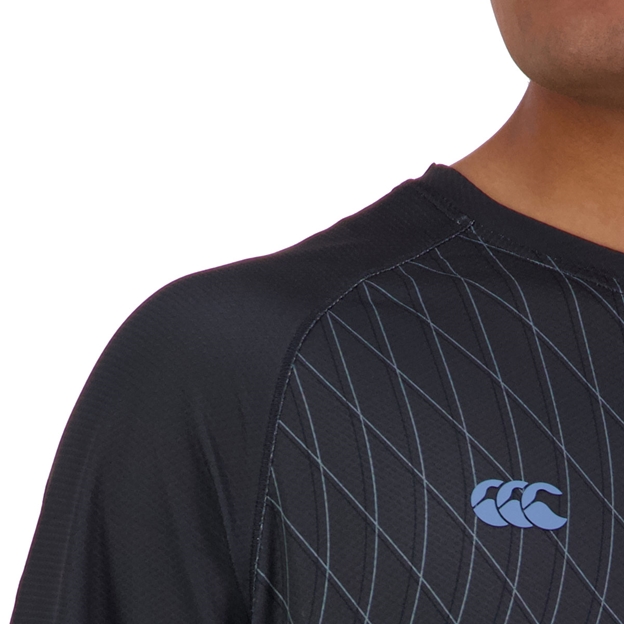 Canterbury Tempo Aop Training T-Shirt India Ink - Logo Close up