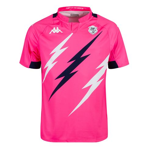 Stade Francais Home Rugby Shirt S/S 2020 - Front Stade Francais Home Rugby Shirt S/S 2020 - Front