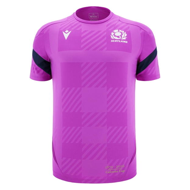 Scotland Mens Limited Edition Calcutta Cup Since 1879 Training Shirt 25/26 Purple - Front