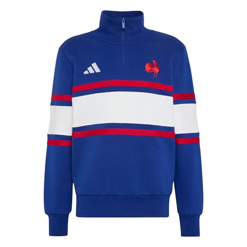France Mens Travel Quarter Zip Top 26/27 Mystery Ink - Front View