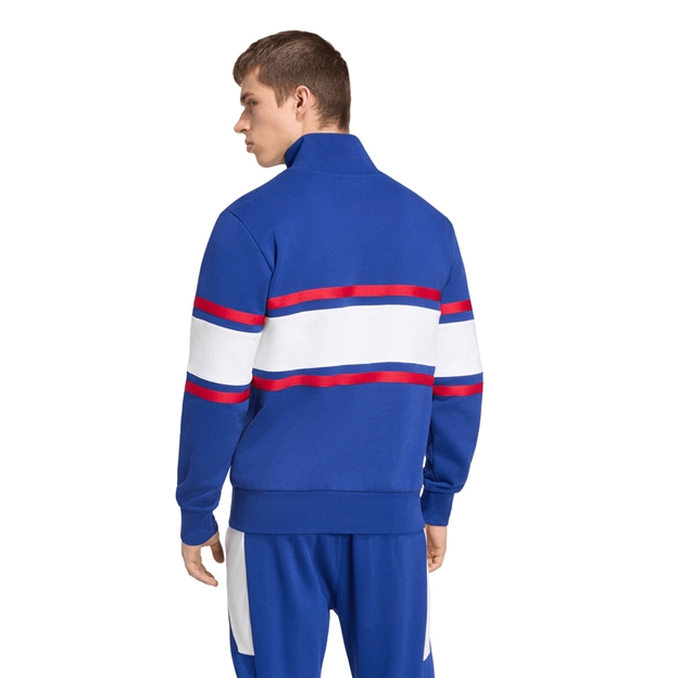 France Mens Travel Quarter Zip Top 26/27 Mystery Ink - Model Back View