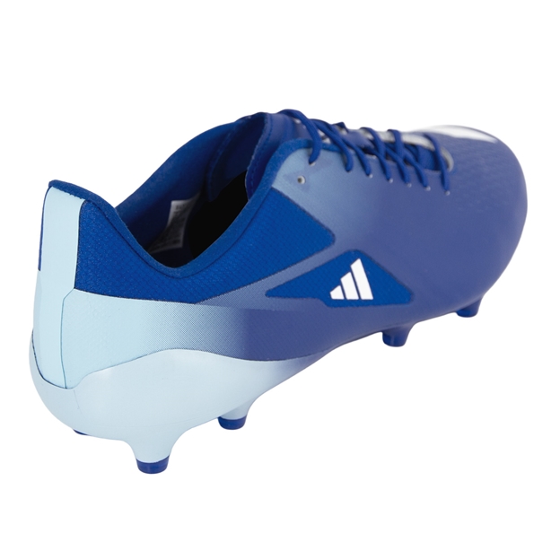 Adidas Adults Adizero RS15 Pro Firm Ground Rugby Boots Team Royal Blue - Back View