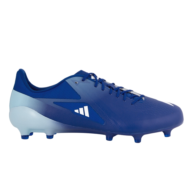 Adidas Adults Adizero RS15 Pro Firm Ground Rugby Boots Team Royal Blue - Outstep View