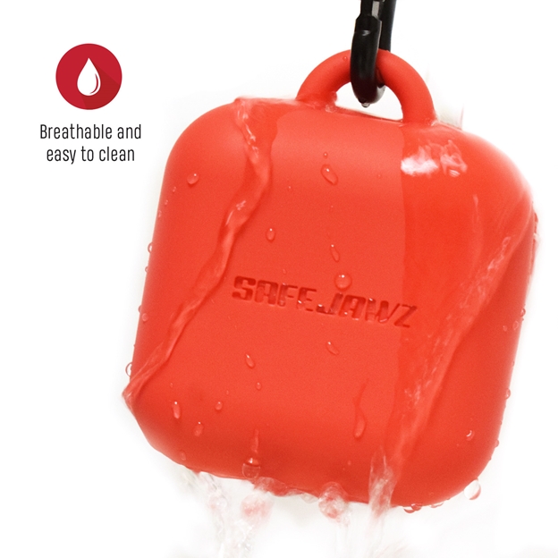 SafeJawz Premium Silicone Mouthguard Case - Red