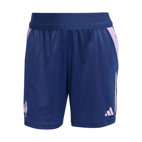 France Womens Gym Short 25/26 Blue - Front France Womens Gym Short 25/26 Blue - Front