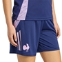 France Womens Gym Short 25/26 Blue - FFR 