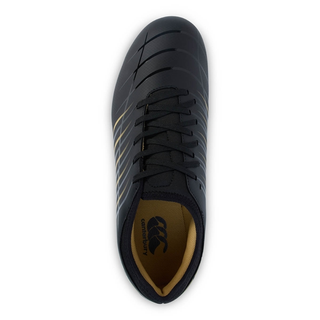 Canterbury Adults Phoenix 2.0 Team Firm Ground Rugby Boots Black - Top